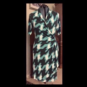 Karen Kane Faux Wrap Dress XL